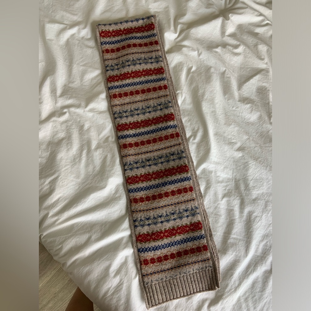 Alex Mill Faire Isle Merino Wool Scarf
